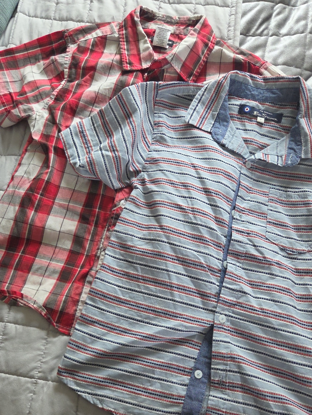 Airwalk& Ben Sherman Boys Short-Sleeve Button Front Shirts Set